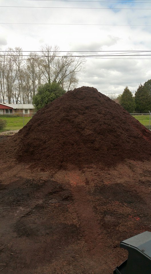 brown mulch