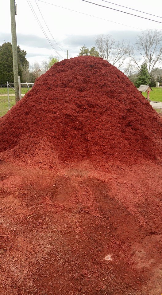 red mulch
