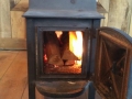 wood burning stove